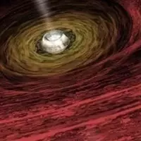 Galactic Feast: A Distant Galaxy's Voracious Appetite