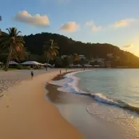Captivating Evening Stroll on Grand Anse Beach, Grenada