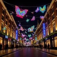 Discovering London's Dazzling Christmas Light Displays on Foot