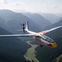 Red Bull Athlete Scales Airborne Aircraft in Daring Stunt