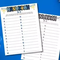 Engaging Hanukkah Alphabet Challenge for All Ages
