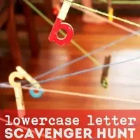 Engaging Children with a Lowercase Letter String Scavenger Hunt